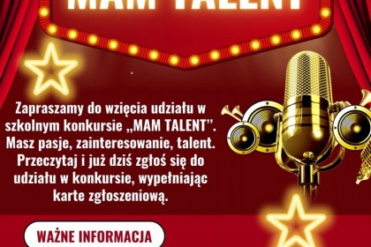 Szkolna edycja "MAM TALENT"