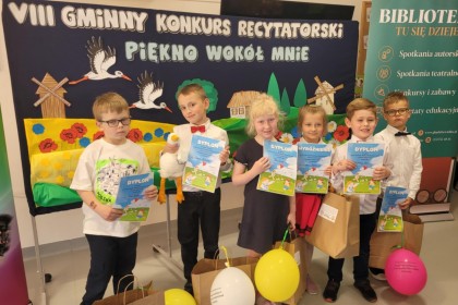 VIII Gminny Konkurs Recytatorski „Piękno wokół mnie”