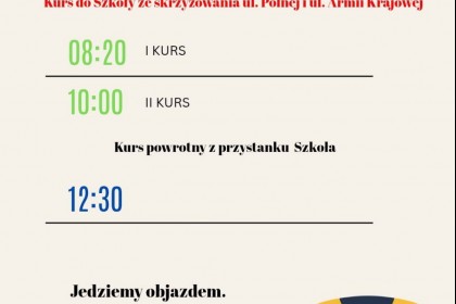 Rozkład jazdy autobusu 1.09.2026